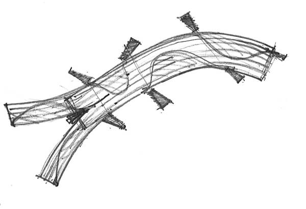 Rickyard plan of bench