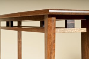 E Walnut console